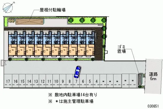 ★手数料０円★ふじみ野市鶴ケ岡　月極駐車場（LP）